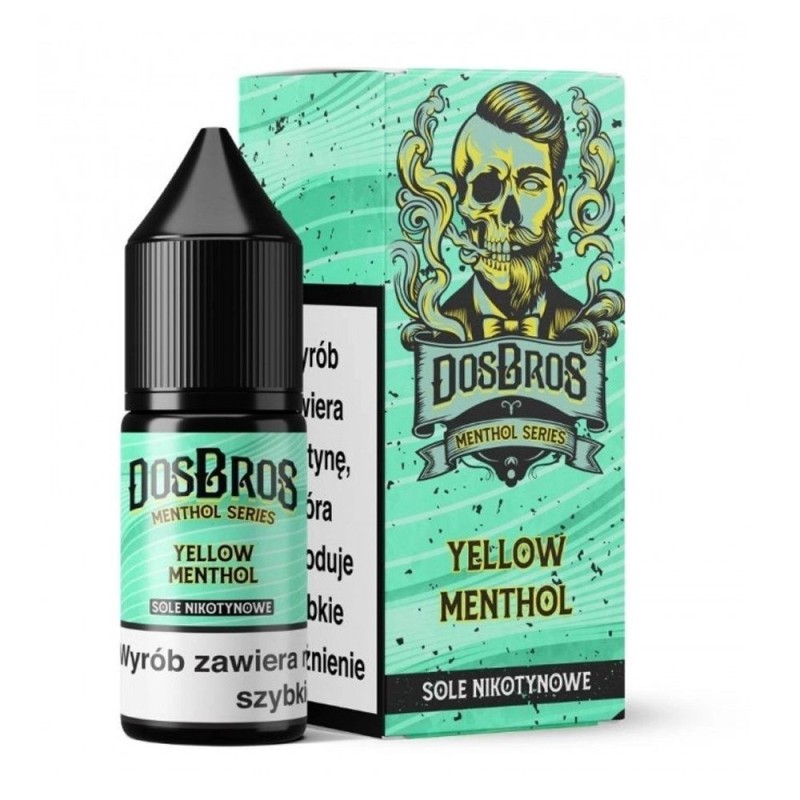 Liquid DosBros Salt 10ml 20mg Yellow Menthol | DoctorVape