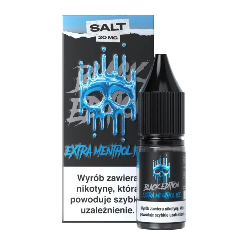 Liquid Dark Line Black Salt Nicotine Salt E-Liquid Extra Menthol Ice 10ml 20mg | DoctorVape