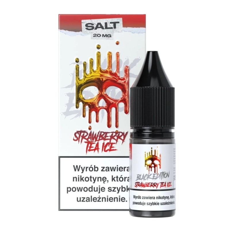 Liquid Dark Line Black Salt 10ml 20mg Strawberry Tea Ice