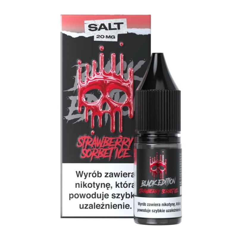 Liquid Dark Line Black Salt 10ml 20mg Sorbet à la Fraise Glacé | DoctorVape