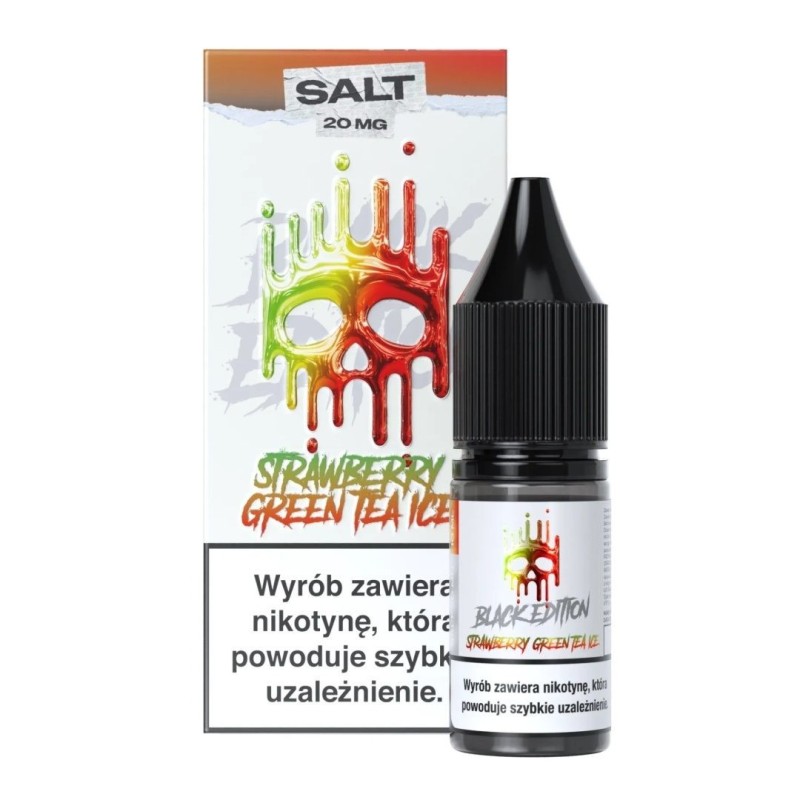 Liquid Dark Line Black Salt 10ml 20mg Strawberry Green Tea Ice | DoctorVape
