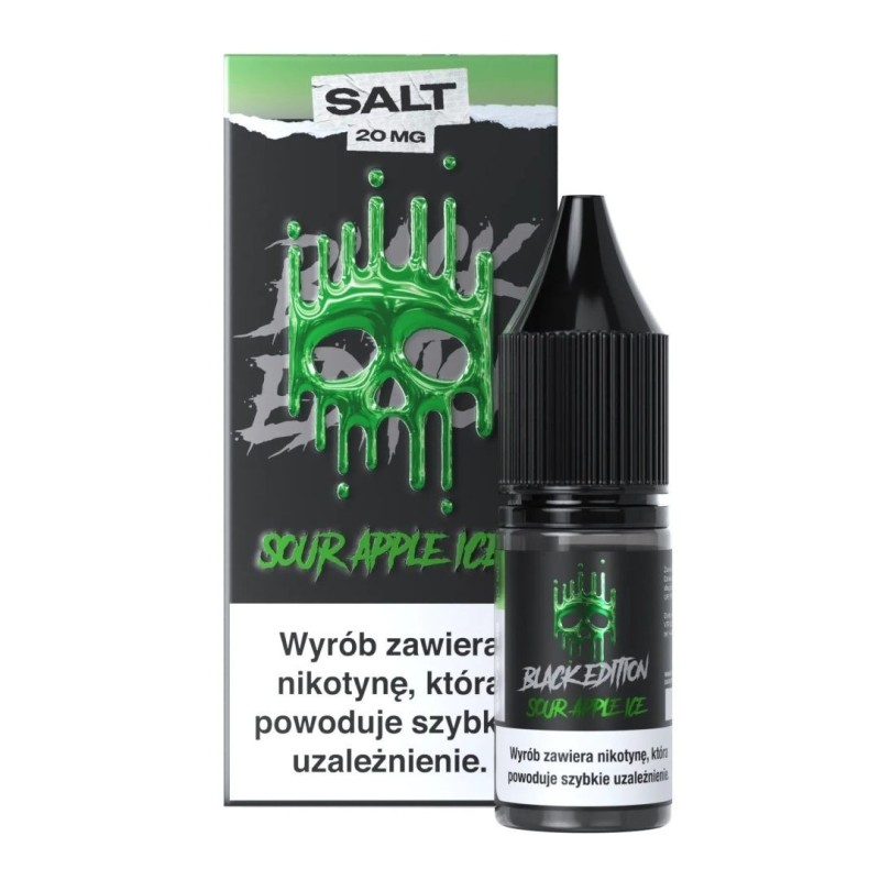 Liquid Dark Line Black Salt 10ml 20mg Sour Apple Ice | DoctorVape