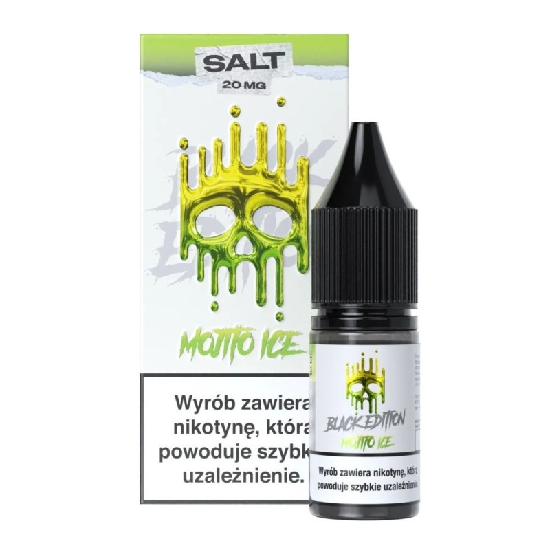 Liquid Dark Line Black Salt 10ml 20mg Mojito Ice
