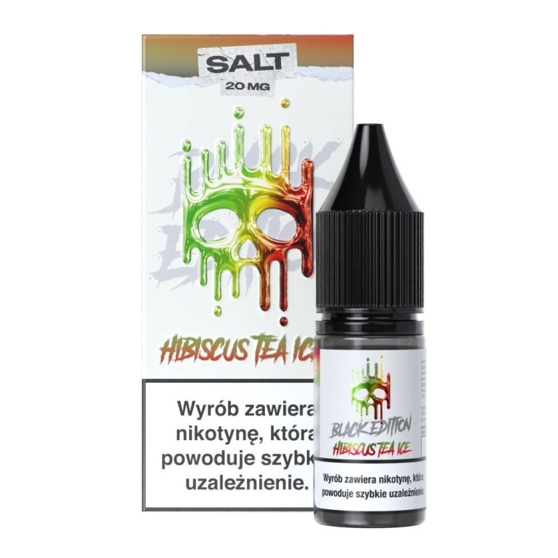 Liquid Dark Line Black Salt 10ml 20mg Hibiscus Tea Ice