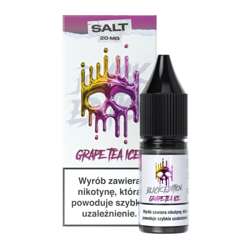 Liquid Dark Line Black Salt 10ml 20mg Grape Tea Ice | DoctorVape