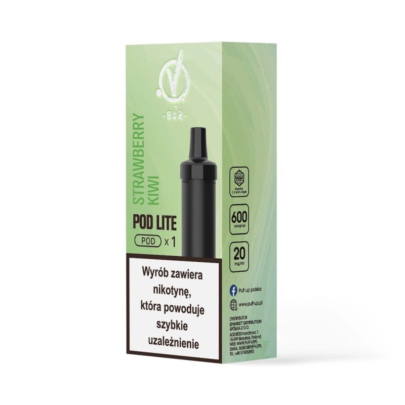Cubo Pod Cartridge 20mg 2ml - Strawberry Kiwi | DoctorVape