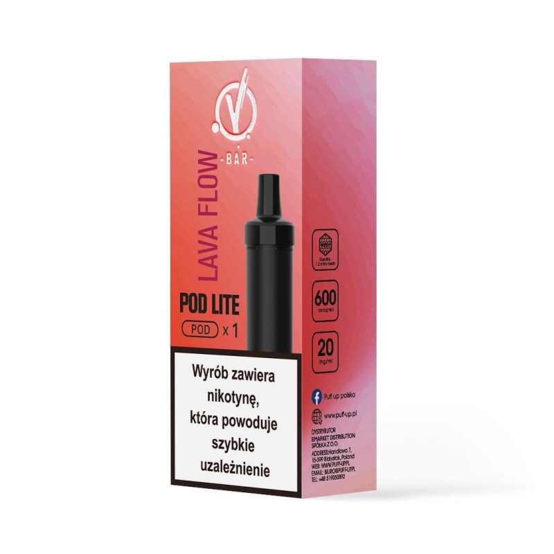 Cartouche Wkład Cubo Pod 20mg 2ml - Lava Flow | DoctorVape