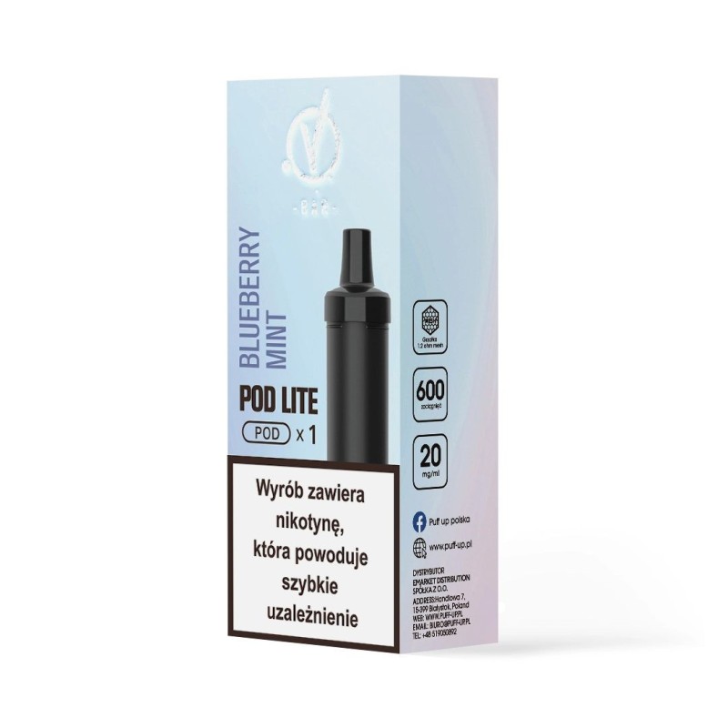 Cubo Pod Cartridge 20mg 2ml - Blueberry Mint | DoctorVape