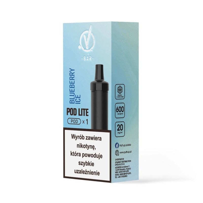 Cubo Pod Cartridge 20mg 2ml - Blueberry Ice | DoctorVape