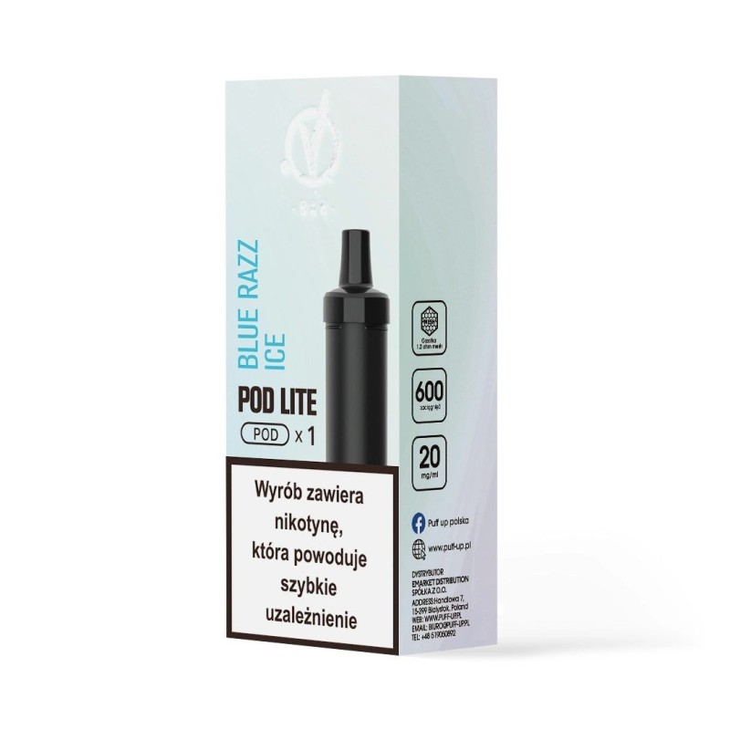 Cubo Pod Cartridge 20mg 2ml - Blue Razz Ice | DoctorVape