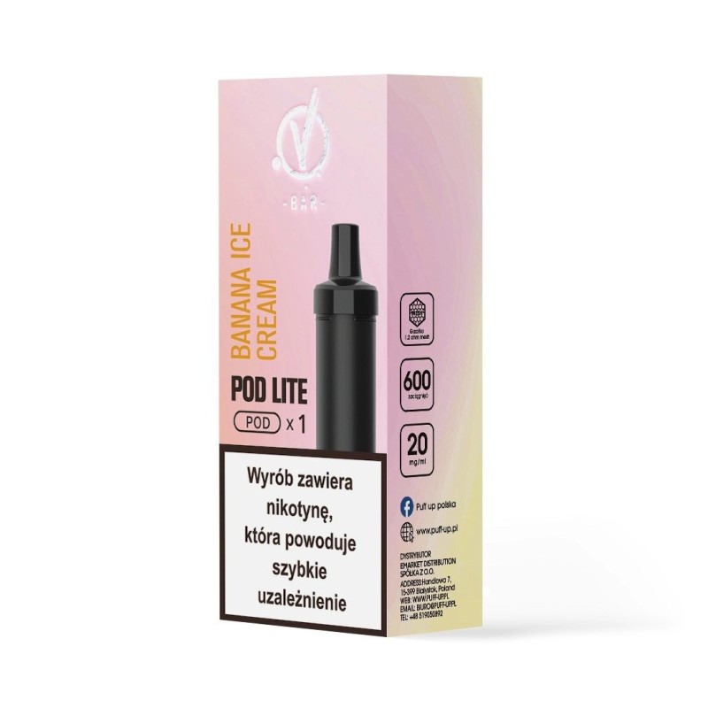 Cartouche Recharge Cubo Pod 20mg 2ml - Banana Ice Cream | DoctorVape