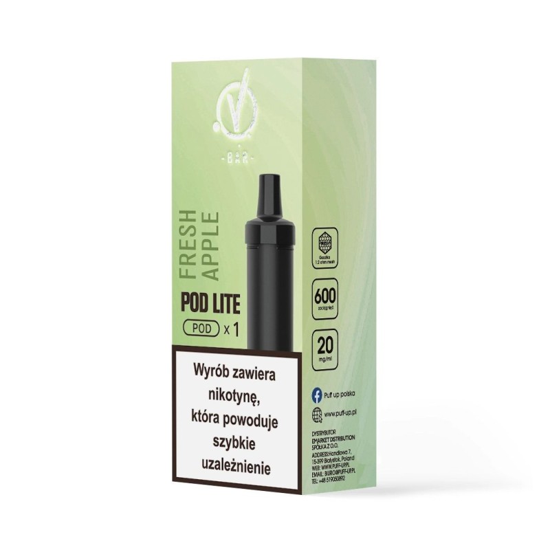 Cubo Pod Cartridge 20mg 2ml - Fresh Apple | DoctorVape
