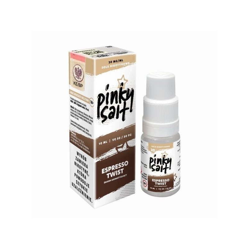 Liquid Pinky Vape Salt - Twist Espresso - 20 mg | DoctorVape