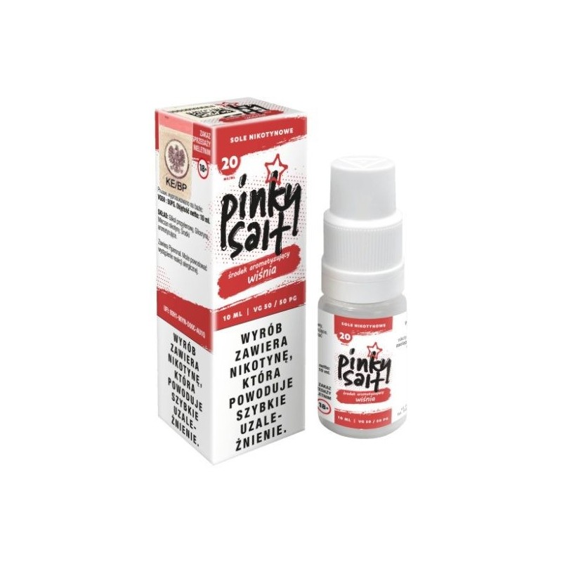 Liquid Pinky Vape Salt - 10ml Cherry 20mg | DoctorVape