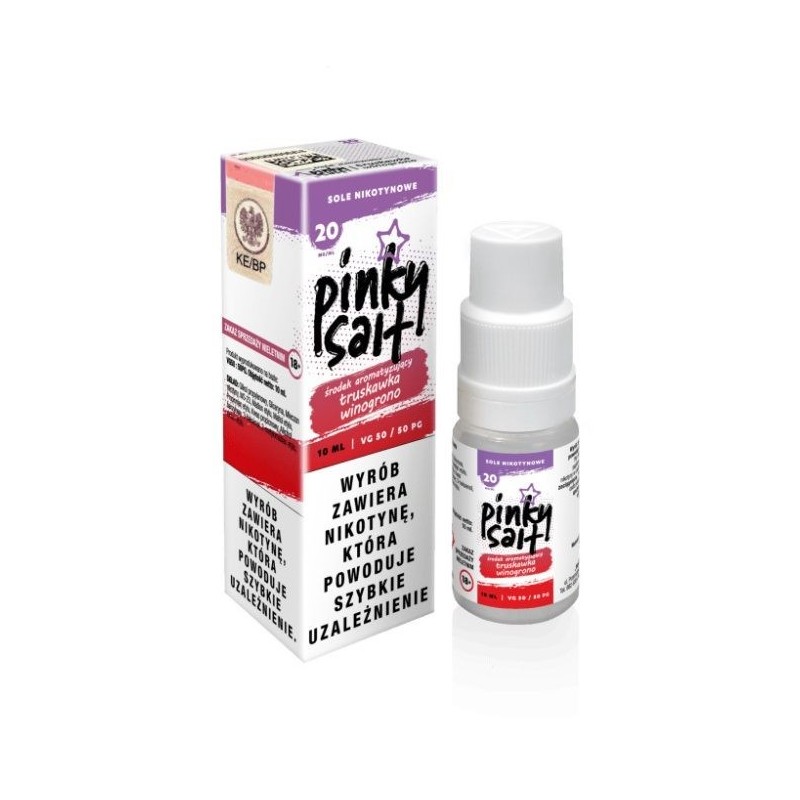 Liquid Pinky Vape Salt - 10ml Fraise Raisin 20mg | DoctorVape