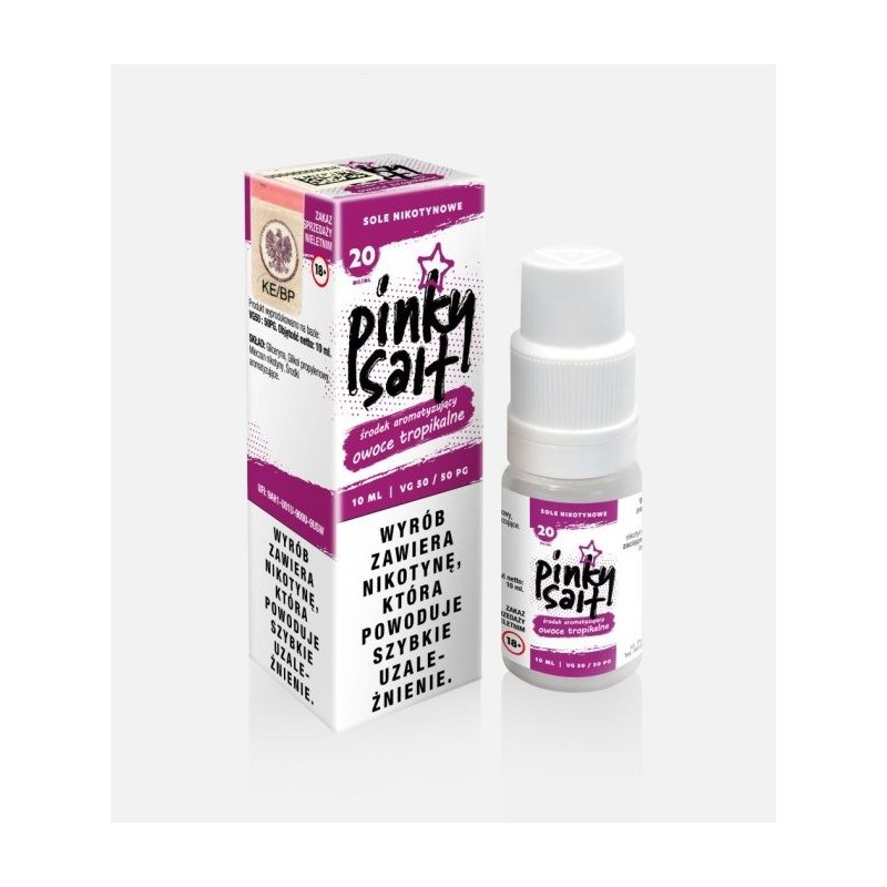 Liquid Pinky Vape Salt - 10ml Fruits tropicaux 20mg | DoctorVape