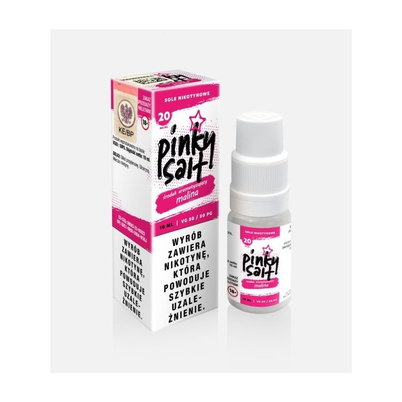 Liquid Pinky Vape Salt - 10ml Malina 20mg