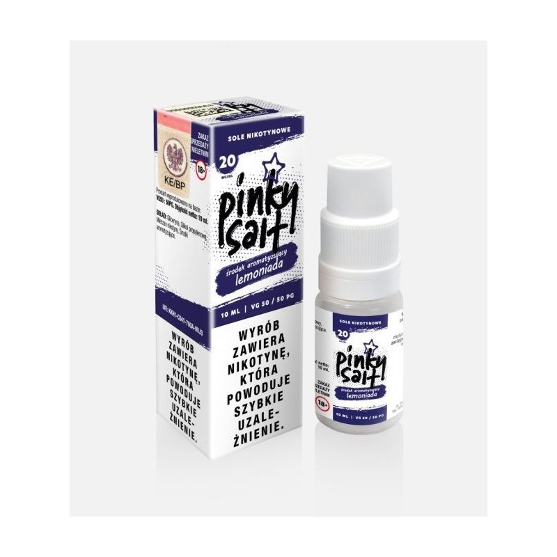 Liquid Pinky Vape Salt - 10ml Limonade 20mg | DoctorVape