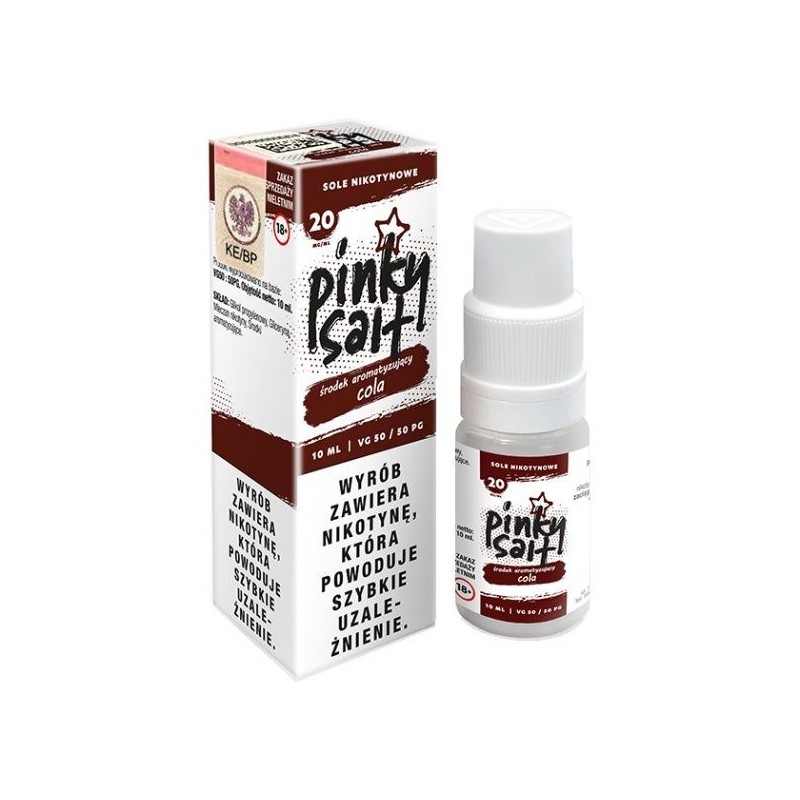 Liquid Pinky Vape Salt - 10ml Cola 20mg | DoctorVape