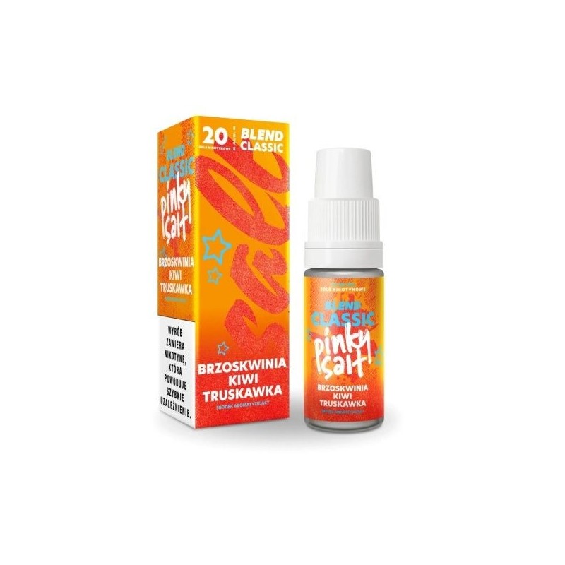 Liquid Pinky Vape Classic Salt 10ml - Pêche Kiwi Fraise 20mg | DoctorVape
