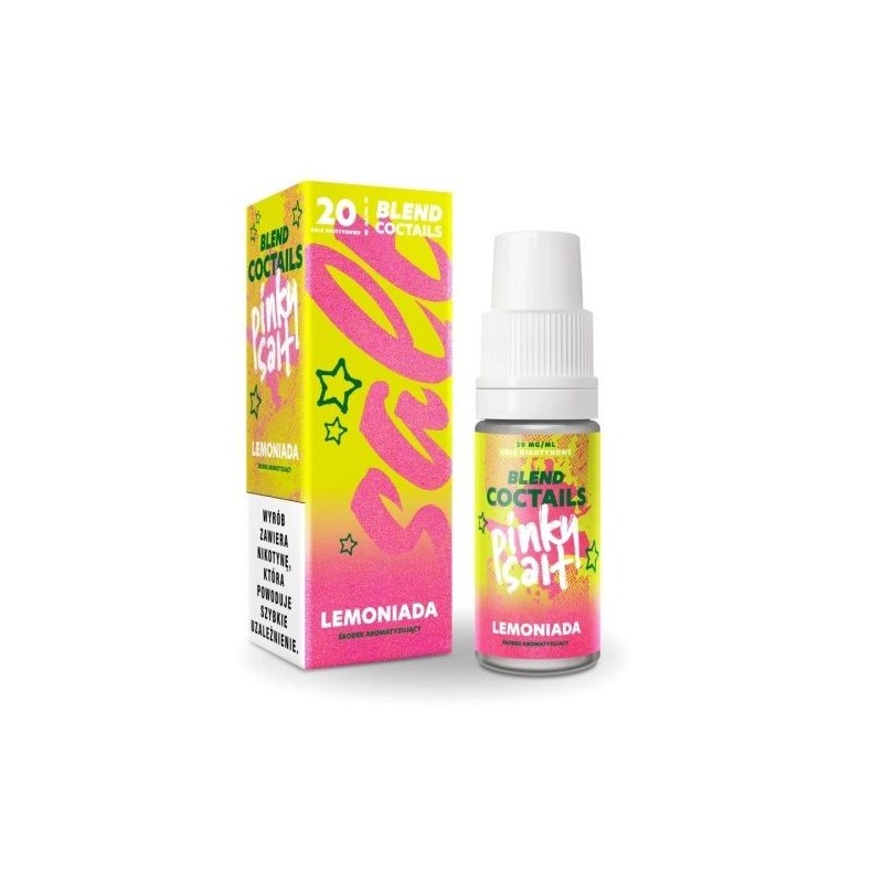 Liquid Pinky Vape Coctails Salt 10ml 20mg Lemoniada