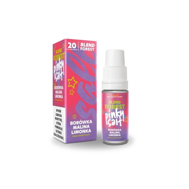 Liquid Pinky Vape Forest Salt 10ml 20mg Borówka Malina Limonka
