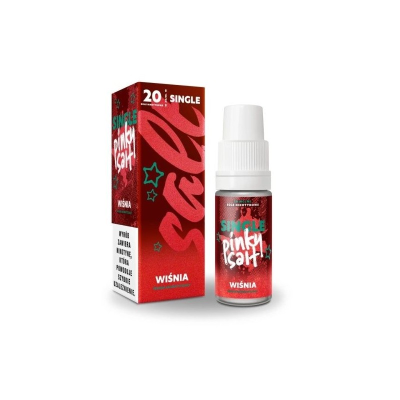 Cherry Liquid Pinky Vape Single Salt 10ml 20mg | DoctorVape