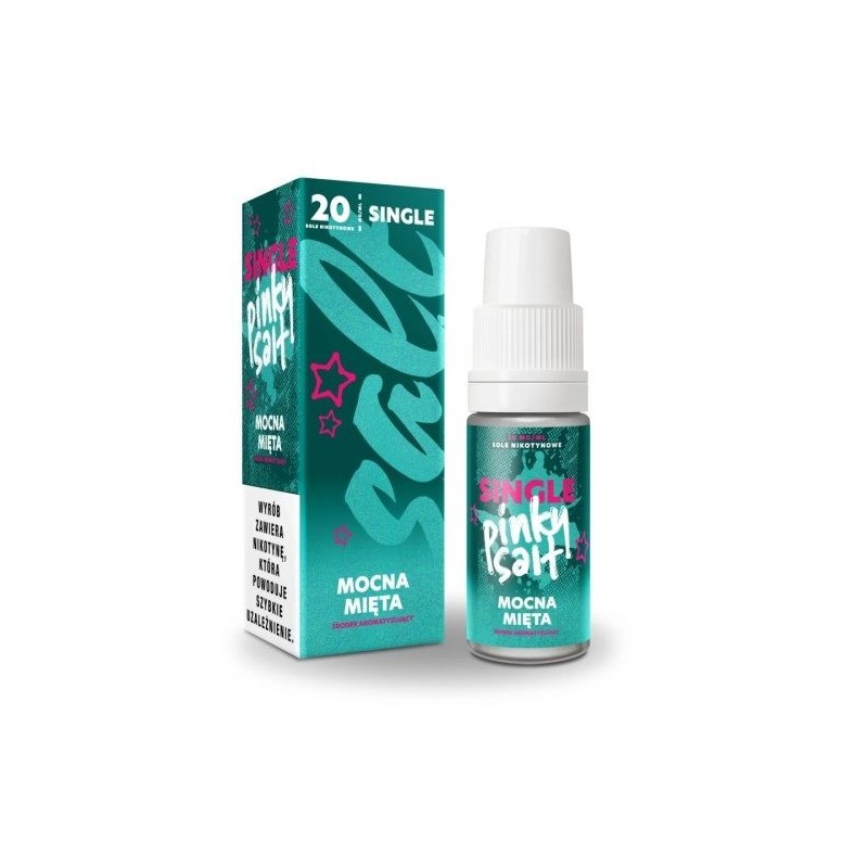 Liquid Pinky Vape Single Salt 10ml 20mg Menthe Forte | DoctorVape