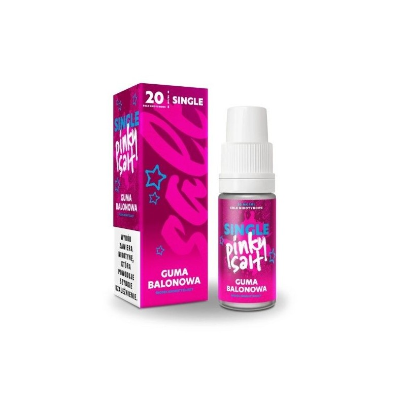 Liquid Pinky Vape Single Salt 10ml 20mg Gomme Ballon | DoctorVape