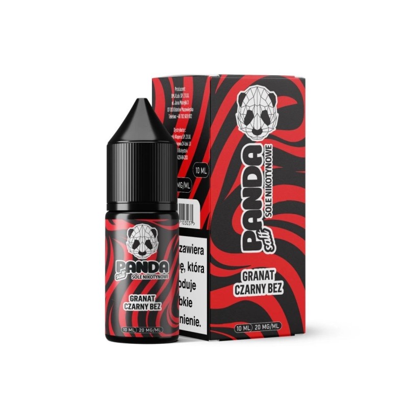 Liquid Panda Salt 10ml - Black Pomegranate Elderberry 20mg | DoctorVape