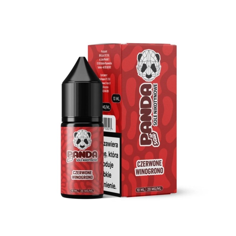 Liquid Panda Salt 10ml - Czerwone Winogrono 20mg