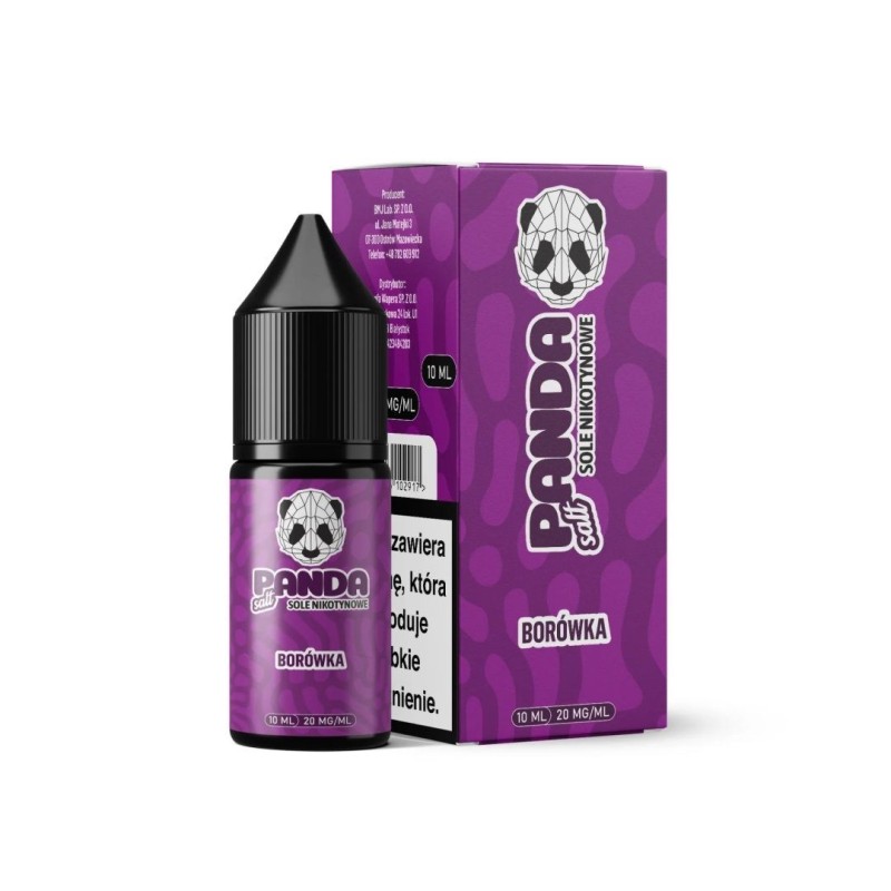 Liquid Panda Salt 10ml - Borówka 20mg