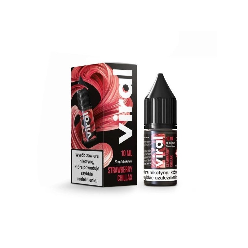 Liquid Viral Salt 10ml - Fraise Chillax 20mg | DoctorVape