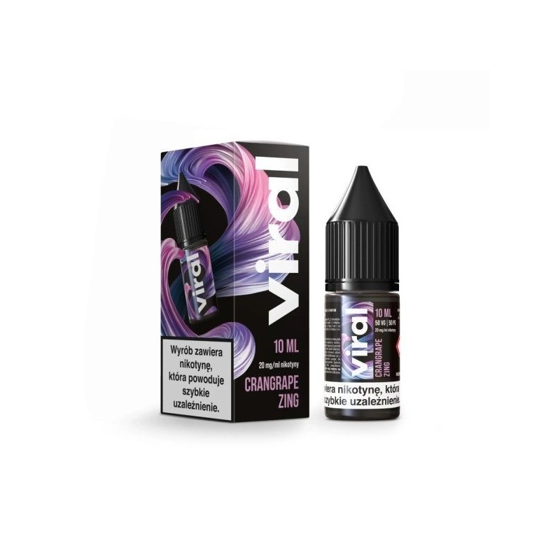 Liquid Viral Salt 10ml - Crangrape Zing 20mg