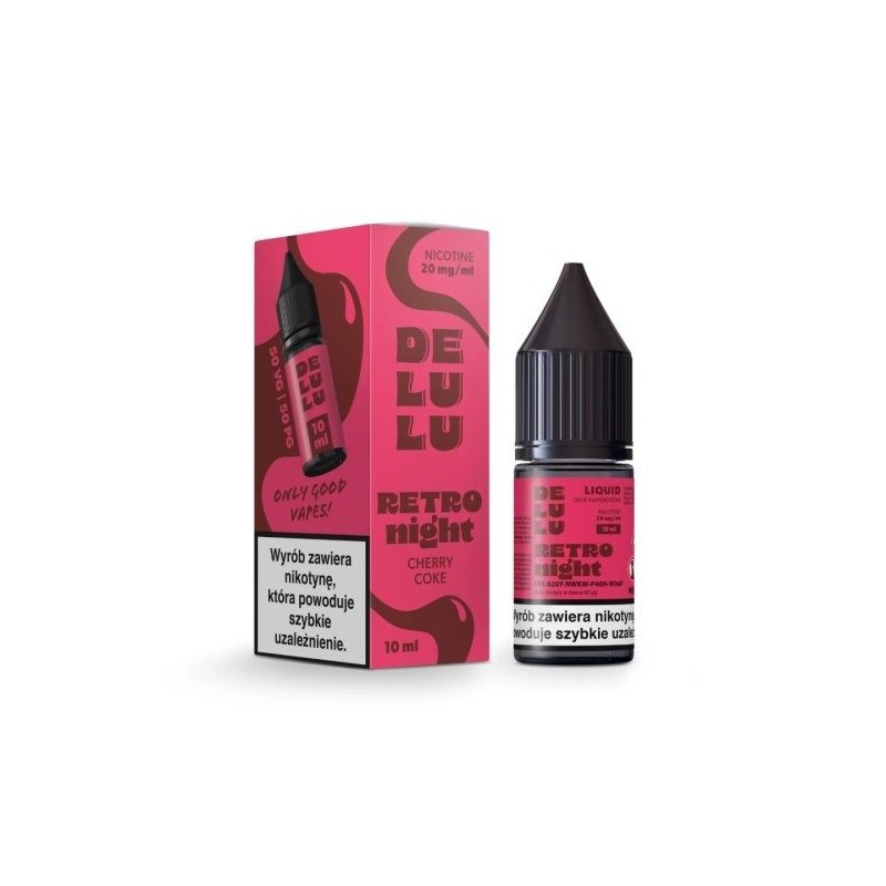 Liquid Delulu Salt 10ml - Retro Night 20mg | DoctorVape