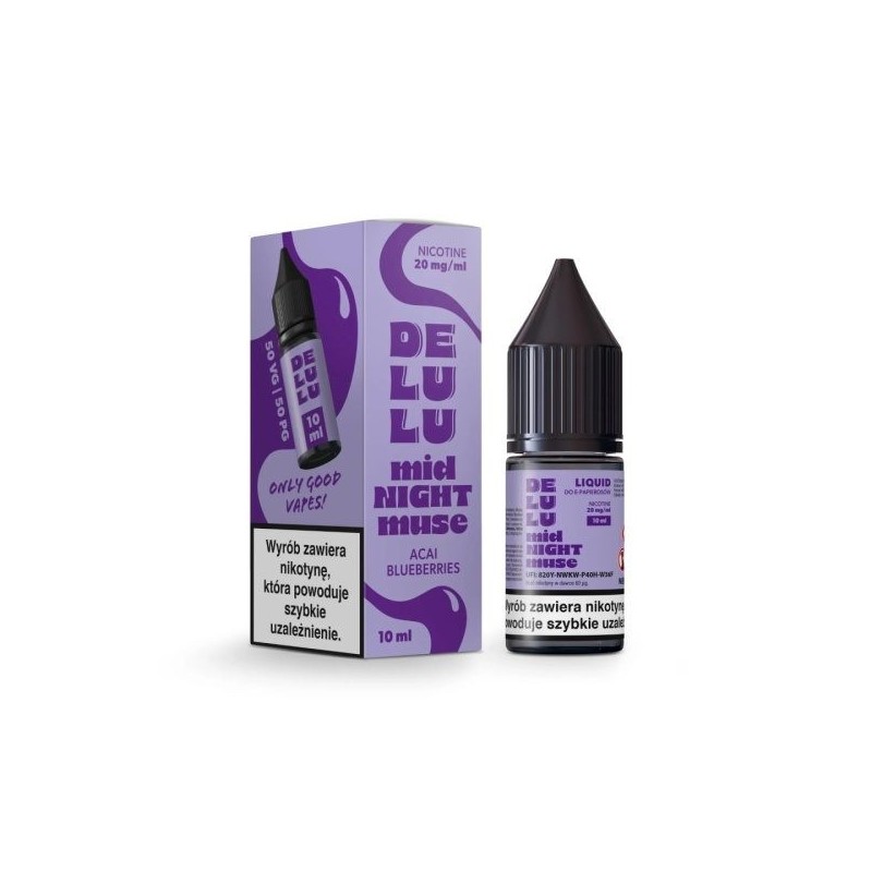 Liquid Delulu Salt 10ml - Muse de Minuit 20mg | DoctorVape